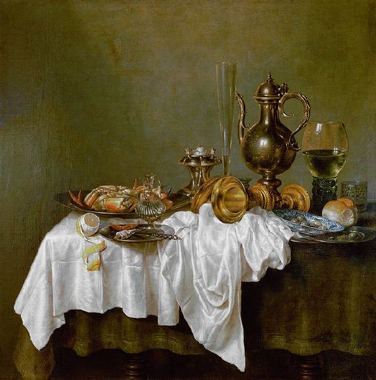 unknow artist ontbijt stilleven met krab, France oil painting art